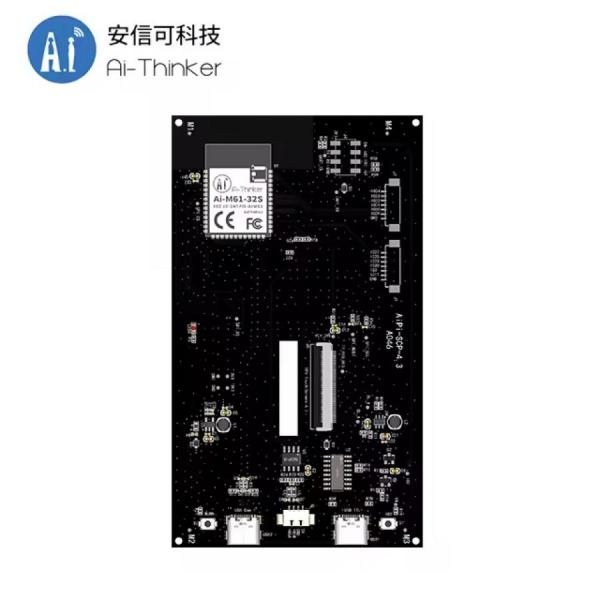 디바이스마트,MCU보드/전자키트 > 인공지능/임베디드/산업용 > 인공지능/머신러닝 > 인공지능 음성인식/스피커,Ai-Thinker,WiFi6 다기능 스크린 드라이버 IOT 개발보드 [AiPi-SCP-4.3],4.3인치 스크린 드라이버 보드 / RGB LCD 스크린  / RS485 인터페이스