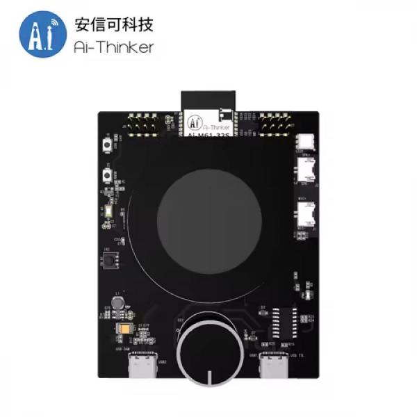 디바이스마트,MCU보드/전자키트 > 인공지능/임베디드/산업용 > 인공지능/머신러닝 > 인공지능 음성인식/스피커,Ai-Thinker,WiFi6 다기능 IOT 개발보드 [AiPi-Knob],1.28인치 디스플레이 / 적외선 / 오디오 / 와이파이6, BLE5.3 지원 / 칩셋 : BL618 / 사이즈 : 88*73mm / Type-C(5V) / 모바일 장치, 웨어러블 전자 장치, 스마트 홈 및 기타 분야에서 널리 사용