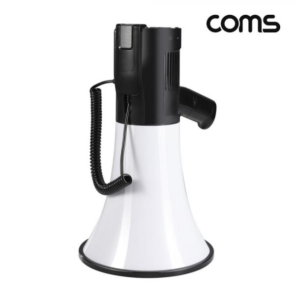 디바이스마트,화학/산업/안전 > 안전용품 > 교통 안전용품 > 유도봉/안전관련봉,Coms,고성능 중형 메가폰, 30W 고출력 마이크, 최대 800m 확성기 행사용 싸이렌 핸드마이크 증폭기 운동회 야유회 [HU924],확성기 행사용 싸이렌 핸드마이크 증폭기 운동회 야유회