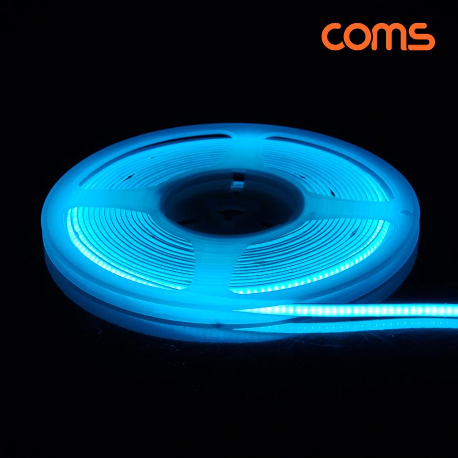 LED 줄조명 슬림형 DC 12V 초고휘도 슬림형 LED바 5M Iceblue 민트 청록 너비 5mm [BD923]