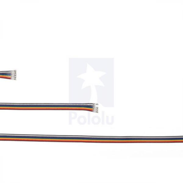 디바이스마트,케이블/전선 > 점퍼/하네스/악어/바나나 > 점퍼 와이어/케이블,Pololu,Ribbon Cable with Pre-Crimped Terminals 10-Color F-F 12inch (30 cm) #4578,12인치(30cm) / 양쪽 끝에 암 암착 핀이 있습니다 / 각각 색상이 다른 10개의 와이어