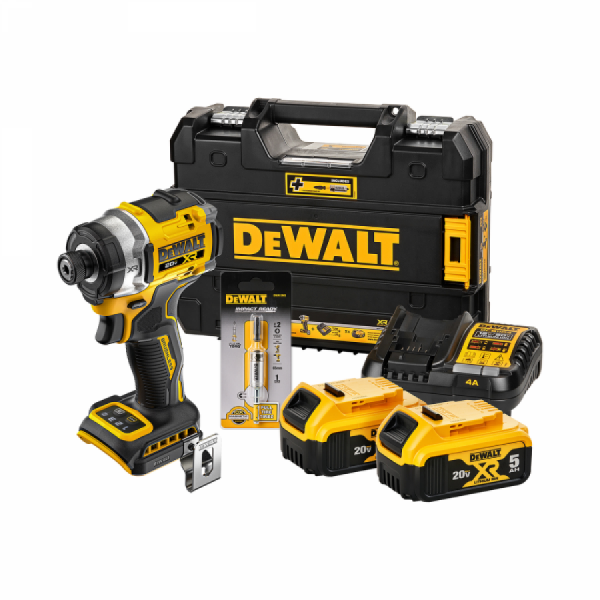 디바이스마트,수공구/전자공구/전동공구 > 전동/엔진공구 > 충전공구 > 충전임팩드라이버,디월트,플래그쉽 임팩트 드라이버 DCF860P2A 배터리2개 (20V/5.0Ah),전압 20V MAX / 무부하회전수 최대 3800 RPM / 분당타격수 4400 IPM / 최대토크 282 Nm /무게 1.1Kg