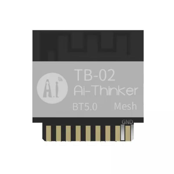 디바이스마트,MCU보드/전자키트 > 통신/네트워크 > 블루투스/BLE,Ai-Thinker,Anxinke Bluetooth BT5.0 모듈 [TB-02],칩 : TLSR8250F512 / 크기 : 24*16*3(±0.2)mm / 전송 속도 : 64Kbps / 주파수 : 2400~2483.5MHz / 작동 온도 : -20°C~ 70°C / 전압 : 2.7V ~ 3.6V