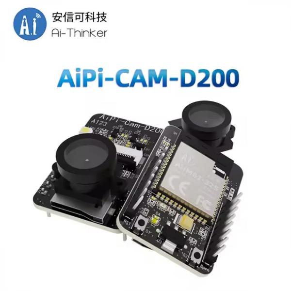 디바이스마트,MCU보드/전자키트 > 카메라/비디오 > 일반카메라,Ai-Thinker,오픈 소스 하드웨어 카메라 개발 보드 [AiPi-CAM-D200],WiFi & BLE 5.3 지원 / 200w 픽셀 카메라 엑세스 / 칩셋 : BL618 / 크기 : 13*13*21.57mm / 카메라 픽셀 : 1600*1200 / 전력 소비 : 180mA