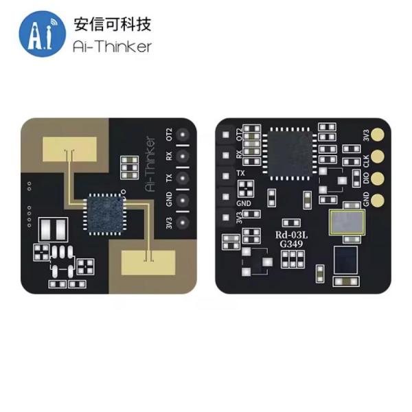 디바이스마트,MCU보드/전자키트 > 센서모듈 > 라이다/거리/초음파/라인 > 레이다(RADAR)센서,Ai-Thinker,24G 초저전력 레이더 인체 센서 모듈 [Rd-03L],배터리 구동식 레이더 모듈 / 인간 존재 감지 / 칩셋 : ICL1112 / 크기 : 20*20mm / 전압 : 3V ~ 3.6V / 작동 온도 : -40°C ~ 85°C