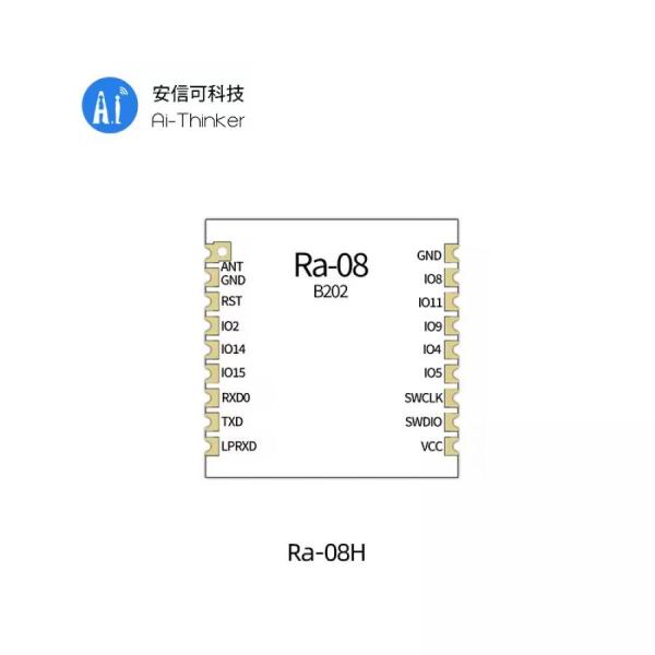 디바이스마트,MCU보드/전자키트 > 통신/네트워크 > RF/LoRa,Ai-Thinker,LoRaWAN RF 모듈 [Ra-08H],초장거리 확산 스펙트럼 통신에 사용 / 칩셋 : ASR6601 / 크기 : 16*16*3.2mm / 주파수 : 809~903MHz / 작동전압 : 2.7V ~ 3.6V