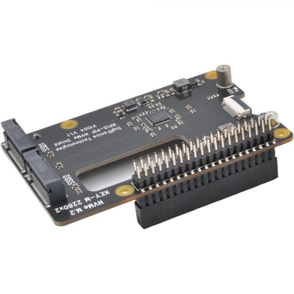 디바이스마트,오픈소스/코딩교육 > 라즈베리파이 > 라즈베리파이 확장보드/HAT,Suptronics,라즈베리파이5 듀얼 PCle M.2 2280 NVMe 상판 [X1004],NVMe 2280 듀얼 지원 / 4TB + 4TB / SSD 부팅 / PCIe 2.0 인터페이스를 사용하면 최대 5Gbps의 데이터 전송 속도 가능