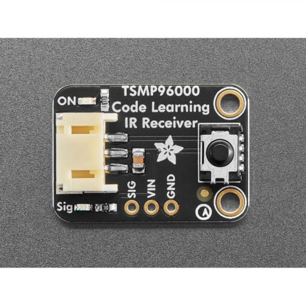 디바이스마트,MCU보드/전자키트 > 센서모듈 > 라이다/거리/초음파/라인 > 적외선(IR)/라인센서,Adafruit,TSMP96000  Infrared IR Receiver Breakout - STEMMA JST PH 2mm [ada-5970],적외선 IR 수신기 / 코드 학습 / 20~60KHz의 IR 신호 감지 및 분석 / 크기 : 25.4mm x 17.7mm x 7.1mm