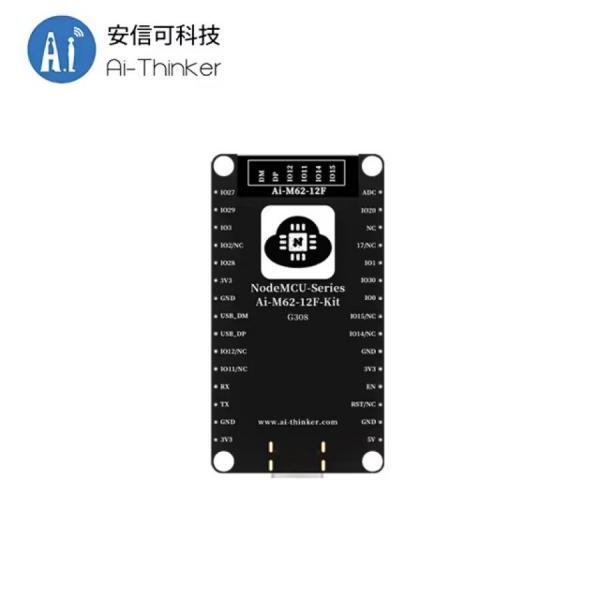 디바이스마트,MCU보드/전자키트 > 통신/네트워크 > 와이파이,Ai-Thinker,WiFi6 + 블루투스 BLE 5.3 콤보 모듈 [Ai-M62-12F-Kit],Ai-M62-12F 모듈용으로 설계된 개발 보드 / 칩셋 : BL616C / 크기 : 49.66*25.4mm / 전압 : 3V ~ 3.6V