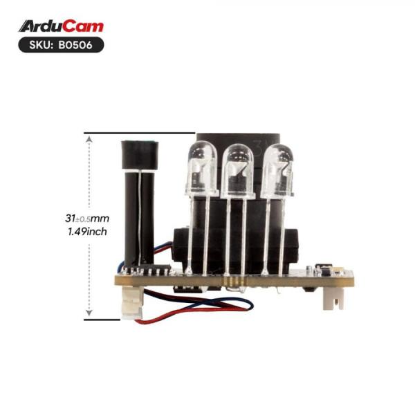 디바이스마트,MCU보드/전자키트 > 카메라/비디오 > 일반카메라,ArduCAM,Arducam 1080P Day/Night Vision USB 카메라 모듈 [B0506],풀 HD 1080P USB 카메라 / 자동 IR-컷 전환 및 IR LED를 갖춘 2MP 적외선 웹캠 / 1/2.7인치 OV2710 CMOS