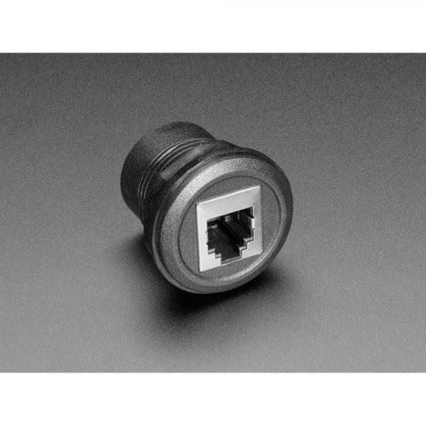 디바이스마트,커넥터/PCB > 플러그/잭 > 매입형 소켓 > 키스톤잭/패널마운트,Adafruit,RJ-12 or RJ-11 Telephone Round Panel Mount Adapter Plug [ada-5859],직경 : 약 30mm / 일반적인 구멍톱이나 비트를 사용하여 나무, 플라스틱 또는 금속에 구멍을 뚫을 수 있으며 특별한 모양이나 파일링이 필요하지 않습니다.
