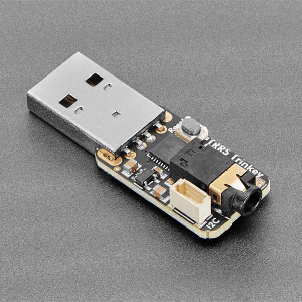 디바이스마트,MCU보드/전자키트 > 통신/네트워크 > USB관련,Adafruit,Adafruit TRRS Trinkey - USB Key for Assistive Technology [ada-5954],확장 가능한 AT 장치 / 모든 OS에서 지원되는 기본 USB / Arduino IDE 또는 CircuitPython 과 함께 사용 가능
