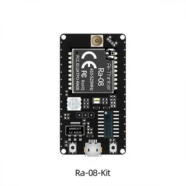 디바이스마트,MCU보드/전자키트 > 통신/네트워크 > RF/LoRa,Ai-Thinker,LoRaWAN RF 모듈 개발 보드 [Ra-08-Kit],초장거리 확산 스펙트럼 통신에 사용 / 칩셋 : ASR6601 / 크기 : 25.4*48.26mm / 주파수 : 410-525MHz / 작동 온도 : -40℃~85℃
