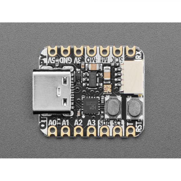 디바이스마트,MCU보드/전자키트 > 프로세서/개발보드 > 8051,Adafruit,Adafruit CH552 QT Py - 8051 Dev Board with STEMMA QT [ada-5960],8비트 8051 프로세서 탑재 / 최소 8비트 마이크로컨트롤러 / USB Type C 커넥터 / RGB NeoPixel LED 내장 / CH552 3.3V 전원
