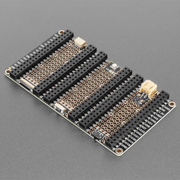 디바이스마트,오픈소스/코딩교육 > 라즈베리파이 > 라즈베리파이 확장보드/HAT,Adafruit,Adafruit Proto Tripler PiCowbell for Pico and PicoW [ada-5967],3개의 2x20 슬림 소켓 헤더 / 쉬운 납땜을 위한 금도금 패드 / 이미 납땜된 이중 행 소켓 포함