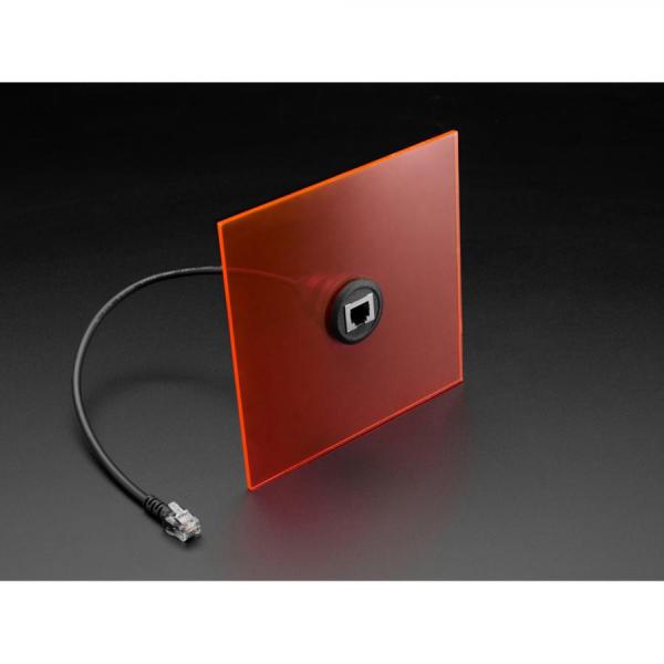 디바이스마트,커넥터/PCB > 플러그/잭 > 매입형 소켓 > 키스톤잭/패널마운트,Adafruit,RJ-12 or RJ-11 Telephone Round Panel Mount Adapter Plug [ada-5859],직경 : 약 30mm / 일반적인 구멍톱이나 비트를 사용하여 나무, 플라스틱 또는 금속에 구멍을 뚫을 수 있으며 특별한 모양이나 파일링이 필요하지 않습니다.