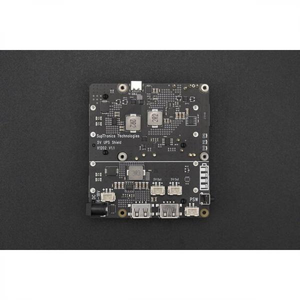 디바이스마트,오픈소스/코딩교육 > 라즈베리파이 > 라즈베리파이 확장보드/HAT,DFROBOT,라즈베리 파이5 18650 배터리 UPS HAT(5.1V 5A) [FIT0992],무정전 전원 공급 장치(UPS) 확장 보드 / 최대 10시간 연속 작동 가능 / 최대 5.5A의 출력 전류 제공