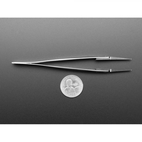 디바이스마트,수공구/전자공구/전동공구 > 전자공구,Adafruit,Flat Tip ESD Plastic Tweezers [ada-5915],스테인리스 스틸 본체 / ESD 플라스틱 팁 / 정전기 방지 및 항자성 제품 /  길이 : 약 13cm