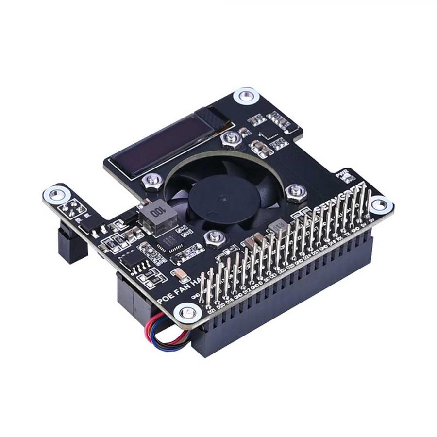 라즈베리파이5 POE HAT 디스플레이 팬 포함 [402285]