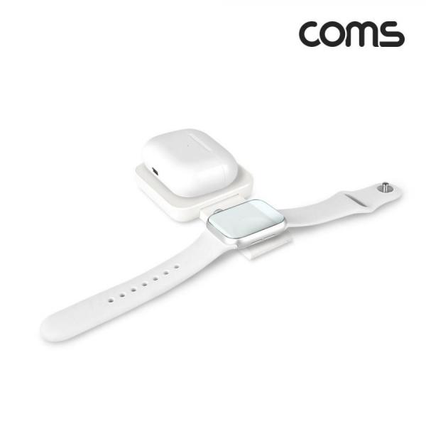 디바이스마트,컴퓨터/모바일/가전 > 스마트폰/스마트기기 > 충전기/보조배터리 > 무선충전기,Coms,나비 마그넷 듀얼 무선 고속 충전기 iOS워치용 [CY2328],고속 충전기 iOS워치용