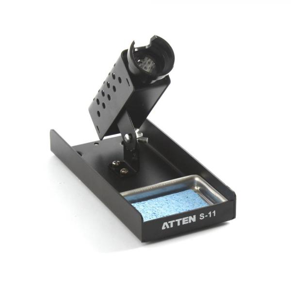 디바이스마트,수공구/전자공구/전동공구 > 전자공구 > 인두기/인두스탠드 > 인두스탠드,ATTEN,인두스탠드 S-11,금속재질의 휴대용 인두스탠드/각도조절가능