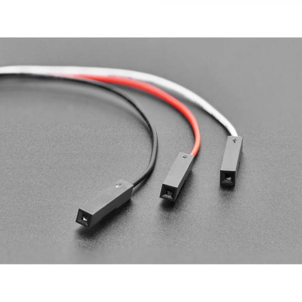 디바이스마트,케이블/전선 > 점퍼/하네스/악어/바나나 > 점퍼 와이어/케이블,Adafruit,JST SH 1mm Pitch 3 Pin to Socket Headers Cable - 100mm long [ada-5765],한쪽 끝에는 1mm 피치 JST SH 커넥터가 있고 다른 한쪽 끝에는 0.1인치 피치 소켓 커넥터가 있습니다