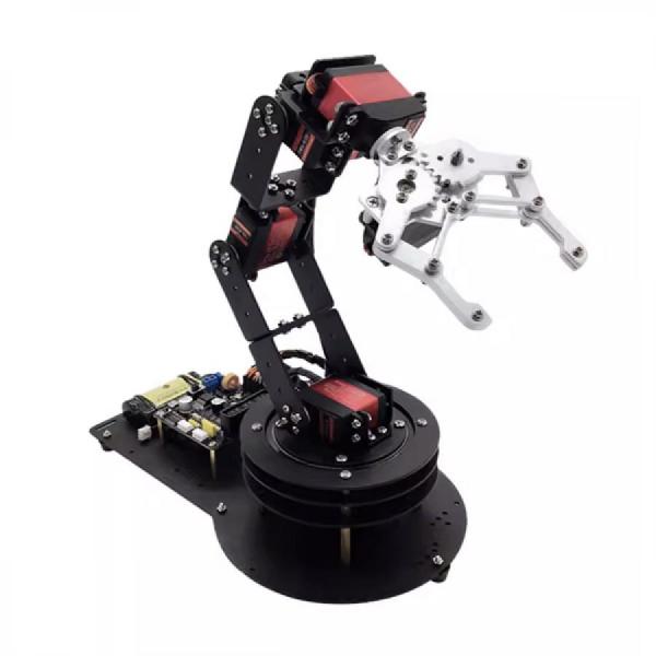 디바이스마트,기계/제어/로봇/모터 > 전문분야 로봇 > 로봇 Arm(로봇암/로봇팔),Yeahbot,6축 로봇암 알루미늄 합금 프레임 세트 [SFB-013],합금 기계식 그리퍼, 브라켓, 270° 금속 회전 헤드, 알루미늄 합금 대형 베이스 플레이트로 구성되어 있습니다. / 서보 모터 제외