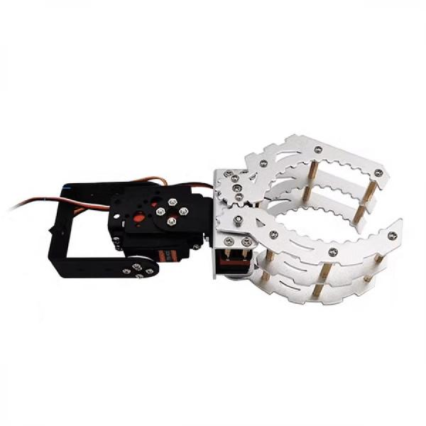 디바이스마트,기계/제어/로봇/모터 > 전문분야 로봇 > 로봇 Arm(로봇암/로봇팔),Yeahbot,2축 로봇팔+큰 금속 그리퍼 [SFB-018],2축 / 알루미늄 합금 / 큰 금속 그리퍼 / 다기능 스탠드 / 긴 U 브래킷 / L형 브래킷 / 금속 스티어링 / 서보모터 제외 휠 / 컵 베어링 / 서보모터 제외