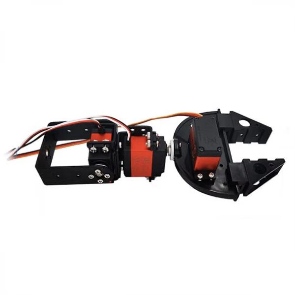 디바이스마트,기계/제어/로봇/모터 > 전문분야 로봇 > 로봇 Arm(로봇암/로봇팔),Yeahbot,3축 로봇팔+평행 그리퍼 [SFB-024],3축 / ABS 플라스틱 / 평행 기계식 그리퍼 / 다기능 스탠드 / 긴 U 브래킷 / L형 브래킷 / 금속 스티어링 / 서보모터 제외 휠 / 컵 베어링 / 서보모터 제외