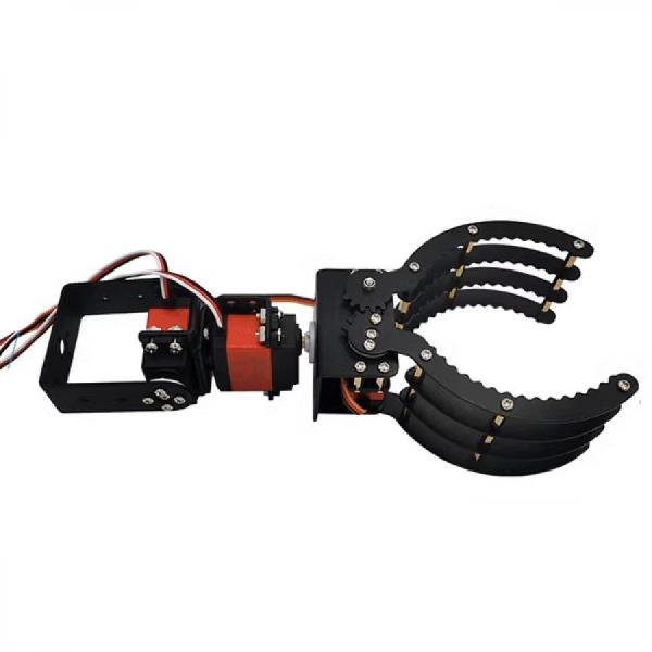 디바이스마트,기계/제어/로봇/모터 > 전문분야 로봇 > 로봇 Arm(로봇암/로봇팔),Yeahbot,3축 로봇팔+블랙 골드 그리퍼 [SFB-026],3축 / 알루미늄 합금 / 블랙 골드 그리퍼 / 다기능 스탠드 / 긴 U 브래킷 / L형 브래킷 / 금속 스티어링 / 서보모터 제외 휠 / 컵 베어링 / 서보모터 제외