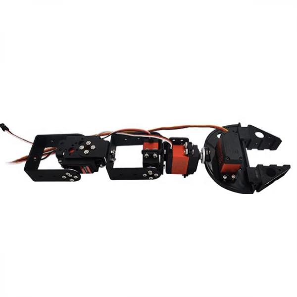 디바이스마트,기계/제어/로봇/모터 > 전문분야 로봇 > 로봇 Arm(로봇암/로봇팔),Yeahbot,4축 로봇팔+평행 그리퍼 [SFB-029],4축 / ABS 플라스틱 / 평행 기계식 그리퍼 / 다기능 스탠드 / 긴 U 브래킷 / L형 브래킷 / 금속 스티어링 / 서보모터 제외 휠 / 컵 베어링 / 서보모터 제외