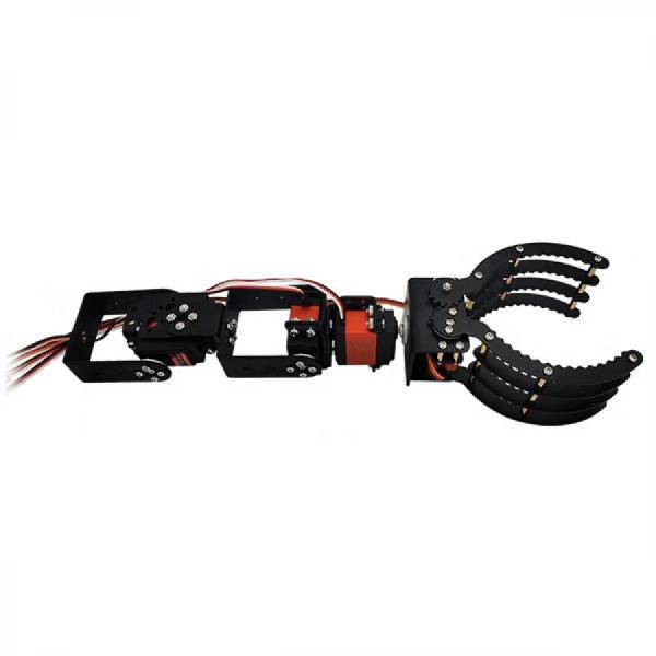 디바이스마트,기계/제어/로봇/모터 > 전문분야 로봇 > 로봇 Arm(로봇암/로봇팔),Yeahbot,4축 로봇팔+블랙 골드 그리퍼 [SFB-031],4축 / 알루미늄 합금 / 블랙 골드 그리퍼 / 다기능 스탠드 / 긴 U 브래킷 / L형 브래킷 / 금속 스티어링 / 서보모터 제외 휠 / 컵 베어링 / 서보모터 제외