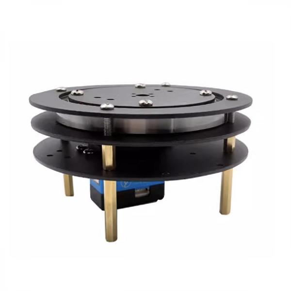 디바이스마트,기계/제어/로봇/모터 > 전문분야 로봇 > 로봇 Arm(로봇암/로봇팔),Yeahbot,1축 회전 짐벌 [SFB-061],금속 브라켓 / 샌드블라스트 처리 / 강한 내구성 / 베어링 / 편리한 배선 / 서보모터 제외