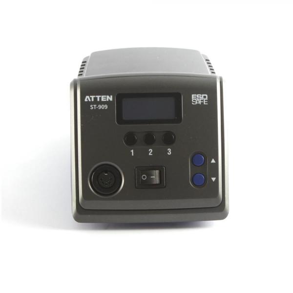 디바이스마트,수공구/전자공구/전동공구 > 전자공구 > 인두기/인두스탠드 > 데스크탑인두기,ATTEN,디지털 인두기 ST-909,*KC인증완료!/LCD 디스플레이가 장착된 90w 데스크탑인두기/온도저장기능으로 쉽고 간편하게 이용가능/스마트 시간설정을 통한 자동대기, 가열 자동꺼짐 기능