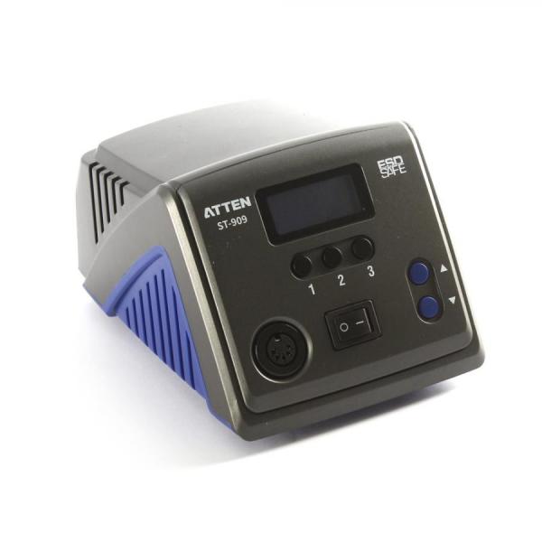 디바이스마트,수공구/전자공구/전동공구 > 전자공구 > 인두기/인두스탠드 > 데스크탑인두기,ATTEN,디지털 인두기 ST-909,*KC인증완료!/LCD 디스플레이가 장착된 90w 데스크탑인두기/온도저장기능으로 쉽고 간편하게 이용가능/스마트 시간설정을 통한 자동대기, 가열 자동꺼짐 기능