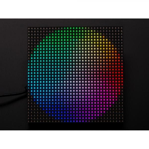 디바이스마트,LED/LCD > FND/도트매트릭스 > 도트매트릭스 > 기타 도트매트릭스,Adafruit,32x32 RGB LED Matrix Panel - 6mm pitch [ada-1484],배열 : 32x32 / 색상 : RGB / 전압 : 5V / IDC 케이블