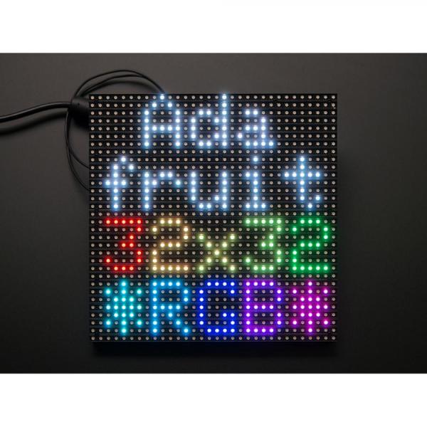 디바이스마트,LED/LCD > FND/도트매트릭스 > 도트매트릭스 > 기타 도트매트릭스,Adafruit,32x32 RGB LED Matrix Panel - 6mm pitch [ada-1484],배열 : 32x32 / 색상 : RGB / 전압 : 5V / IDC 케이블