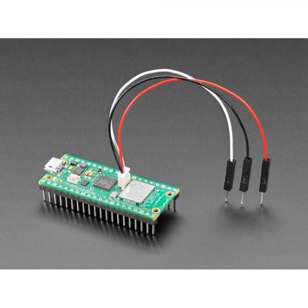 디바이스마트,케이블/전선 > 점퍼/하네스/악어/바나나 > 점퍼 와이어/케이블,Adafruit,JST SH Compatible 1mm Pitch 3 Pin to Premium Male Headers Cable - 100mm long [ada-5755],한쪽 끝에는 1mm 피치 JST SH 커넥터가 있고 다른 한쪽 끝에는 0.1인치 피치 플러그 커넥터가 있습니다