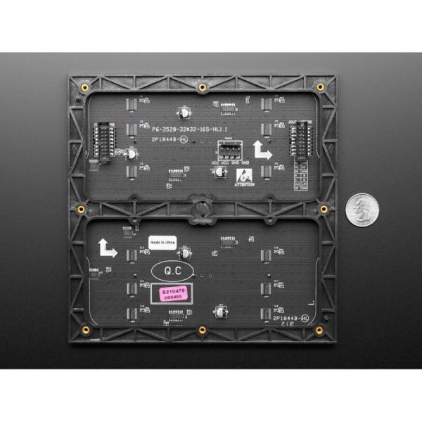디바이스마트,LED/LCD > FND/도트매트릭스 > 도트매트릭스 > 기타 도트매트릭스,Adafruit,32x32 RGB LED Matrix Panel - 6mm pitch [ada-1484],배열 : 32x32 / 색상 : RGB / 전압 : 5V / IDC 케이블