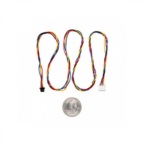 디바이스마트,케이블/전선 > 점퍼/하네스/악어/바나나 > 점퍼 와이어/케이블,SparkFun,Flexible Qwiic to STEMMA Cable - 500mm [CAB-25596],한쪽 끝에는 Qwiic 터미네이션이 있고 다른 쪽 끝에는 STEMMA 터미네이션이 있는 500mm 길이의 4도체 케이블입니다. / STEMMA : 3.3V~5V / Qwiic : 3.3V