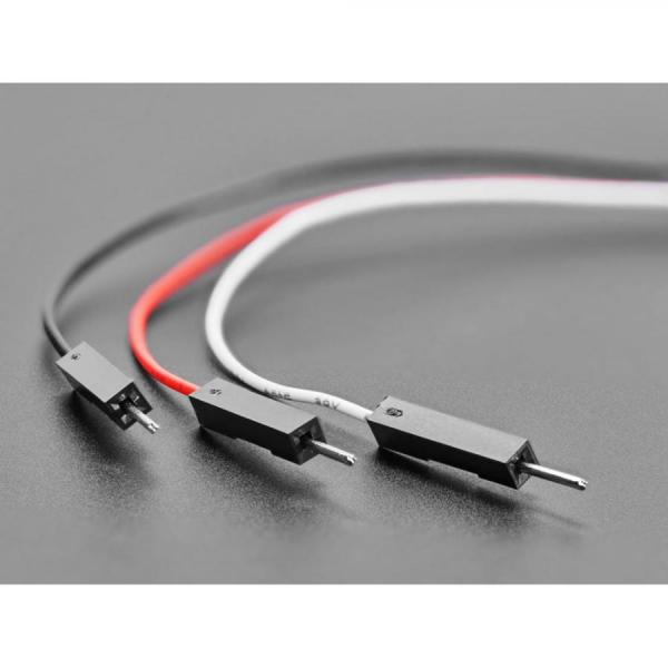 디바이스마트,케이블/전선 > 점퍼/하네스/악어/바나나 > 점퍼 와이어/케이블,Adafruit,JST SH Compatible 1mm Pitch 3 Pin to Premium Male Headers Cable - 100mm long [ada-5755],한쪽 끝에는 1mm 피치 JST SH 커넥터가 있고 다른 한쪽 끝에는 0.1인치 피치 플러그 커넥터가 있습니다