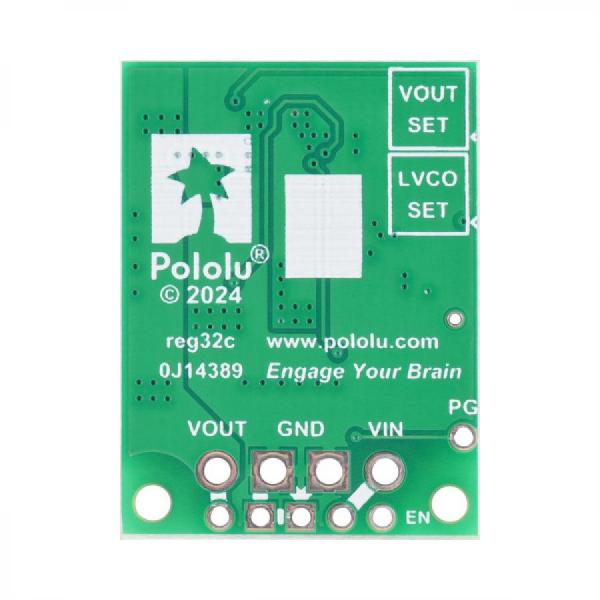 디바이스마트,MCU보드/전자키트 > 전원/신호/저장/응용 > 레벨컨버터/전압관리,Pololu,1.4-7V, 3.8A Fine-Adjust Step-Down Voltage Regulator w/ Adjustable Low-Voltage Cutoff D30V33MALCMA #4852,출력 전압 범위 : 1.4V ~ 7V / 최대 전류 출력 : 3.8A / 입력 전압 범위 : 3.3V ~ 45V / 저전압 차단 가능
