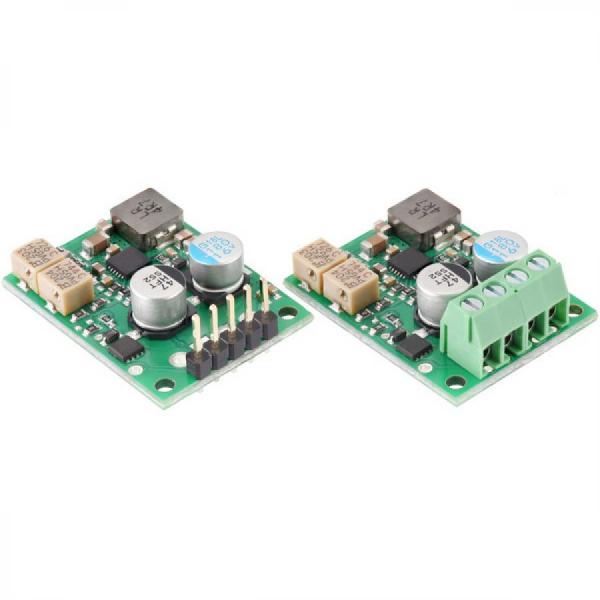 디바이스마트,MCU보드/전자키트 > 전원/신호/저장/응용 > 레벨컨버터/전압관리,Pololu,1.4-7V, 3.8A Fine-Adjust Step-Down Voltage Regulator w/ Adjustable Low-Voltage Cutoff D30V33MALCMA #4852,출력 전압 범위 : 1.4V ~ 7V / 최대 전류 출력 : 3.8A / 입력 전압 범위 : 3.3V ~ 45V / 저전압 차단 가능