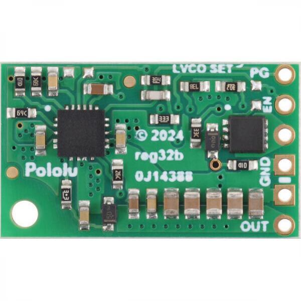 디바이스마트,MCU보드/전자키트 > 전원/신호/저장/응용 > 레벨컨버터/전압관리,Pololu,1.4-7V, 3.4A Fine-Adjust Step-Down Voltage Regulator w/ Adjustable Low-Voltage Cutoff D30V30MALCMA #4872,출력 전압 범위 : 1.4V ~ 7V / 최대 전류 출력 : 3.4A / 입력 전압 범위 : 3.3V ~ 45V / 저전압 차단 가능