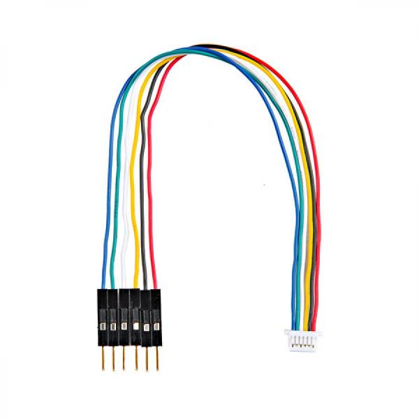 디바이스마트,케이블/전선 > 점퍼/하네스/악어/바나나 > 점퍼 와이어/케이블,SparkFun,XRP Motor to Breadboard Jumper Cable - 6in. (6-pin JST-SH) [CAB-25597],한쪽 끝은 6핀 JST-SH, 다른 쪽 끝은 브레드보드 케이블 / 길이 : 6인치 / 핀 수 : 6