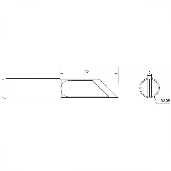디바이스마트,수공구/전자공구/전동공구 > 전자공구 > 인두기팁/인두기팁크리너 > ATTEN 인두팁,ATTEN,인두팁 T990-K,ST-909인두기와 호환/사용이 편리한 칼팁/내부에 일체형 열심으로 빠른 가열이 장점