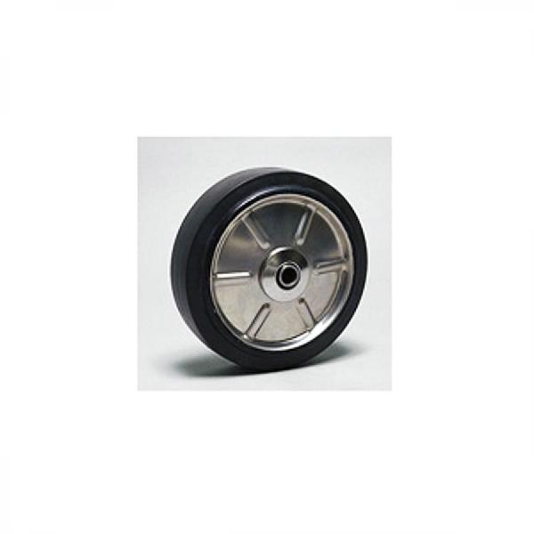디바이스마트,기계/제어/로봇/모터 > 로봇부품 > 바퀴/휠 > 고무 바퀴,SISIKU,SW 고무 바퀴 - 150파이/스테인레스용 [SW-150],바퀴 타입: 외륜+휠 (단륜) / 차륜 재질: 고무 / 차륜 외경(φ): 150 / 홀 직경(φ): 12 / 차 폭(mm): 45 / 보스 폭(mm): 56 / 베어링: 있음 (스테인리스 니들 베어링) / 심: 스테인리스 304 / 최대 허용 하중(N): 2450