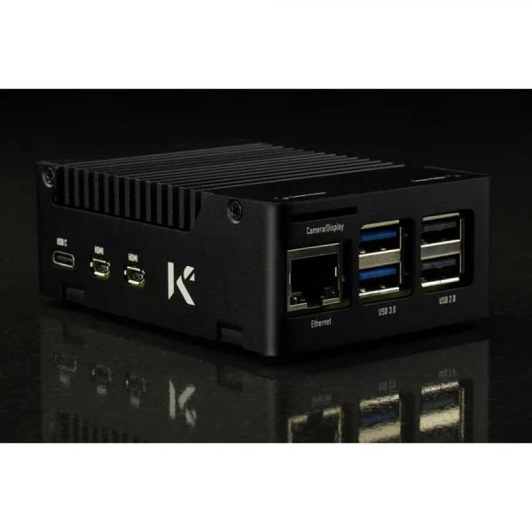 디바이스마트,오픈소스/코딩교육 > 라즈베리파이 > 라즈베리파이 케이스,KKSB,라즈베리파이5 알루미늄 저소음 냉각 케이스,라즈베리파이5용 냉각 케이스 / 방열판 내장 / 양극산화 처리 / 폴리카보네이트 기반 안정적인 와이파이, 블루투스 / 인터페이스를 손쉽게 식별 가능하게 텍스트 레이저 각인 적용