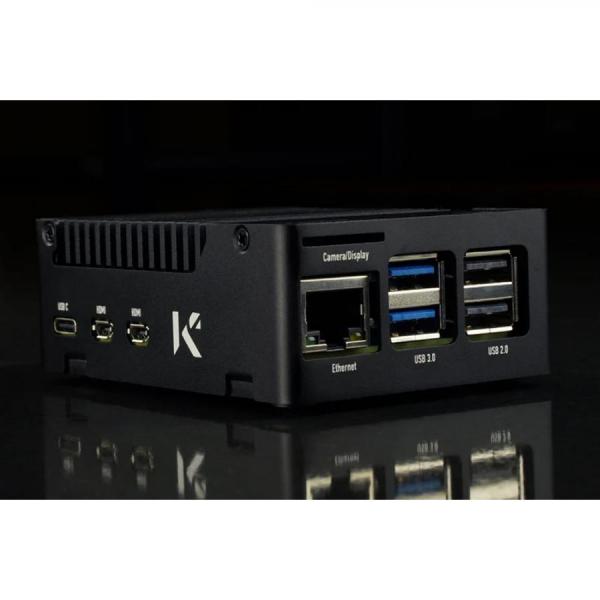 디바이스마트,오픈소스/코딩교육 > 라즈베리파이 > 라즈베리파이 케이스,KKSB,라즈베리파이5 알루미늄 저소음 냉각 케이스,라즈베리파이5용 냉각 케이스 / 방열판 내장 / 양극산화 처리 / 폴리카보네이트 기반 안정적인 와이파이, 블루투스 / 인터페이스를 손쉽게 식별 가능하게 텍스트 레이저 각인 적용