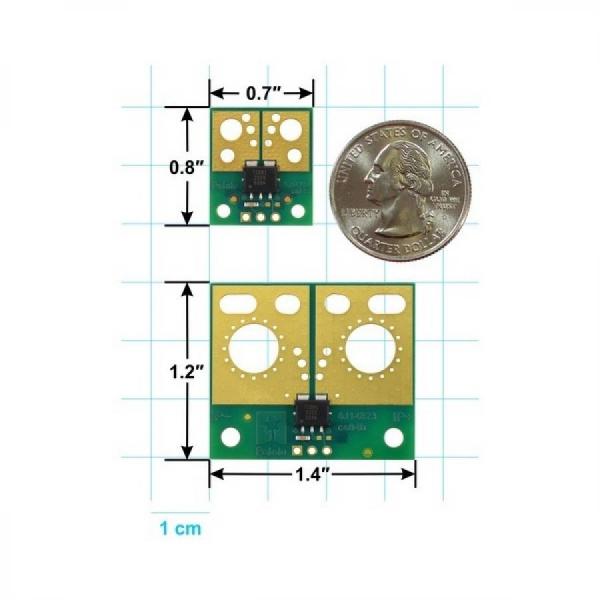 디바이스마트,MCU보드/전자키트 > 센서모듈 > 전압/전류센서,Pololu,ACS72981LLRATR-050U3 Current Sensor Compact Carrier 0A to 50A, 3.3V #5252,범위 : 0-50A(단방향) / 낮은 저항(~0.2 mΩ) / 전원 전압 : 3.0V ~ 3.6V / 감도 : 52.8mV/A / 영점 : 0.33V / 응답 시간 : 2µs 미만 / 크기 : 0.7x0.8